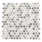 Andova Tiles SAMPLE Dexo 1 x 1 Glass Penny Round Mosaic Wall  Floor Tile SAM-ANDDEX332 - alternate 6